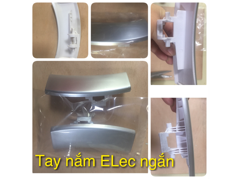 Tay nắm cửa Elec trắng ngắn