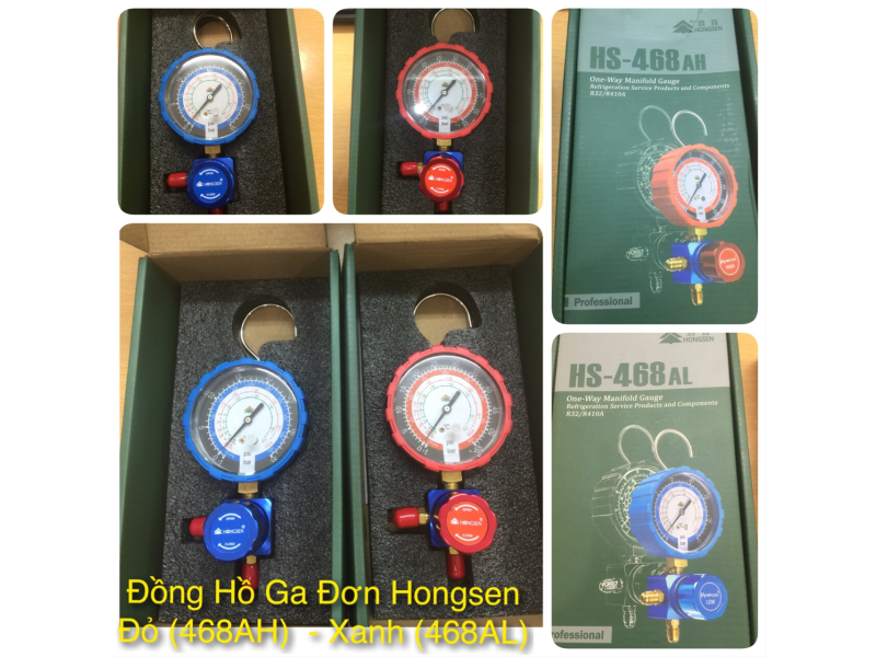 Đồng Hồ Ga Đơn Hongsen Đỏ (468AH)- Xanh(468AL)