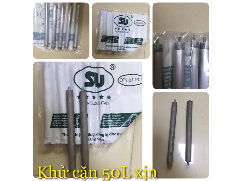 Khử cặn bình 50l