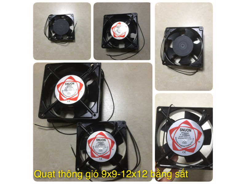 Quạt Thông Gió 9x9-12x12 Sắt